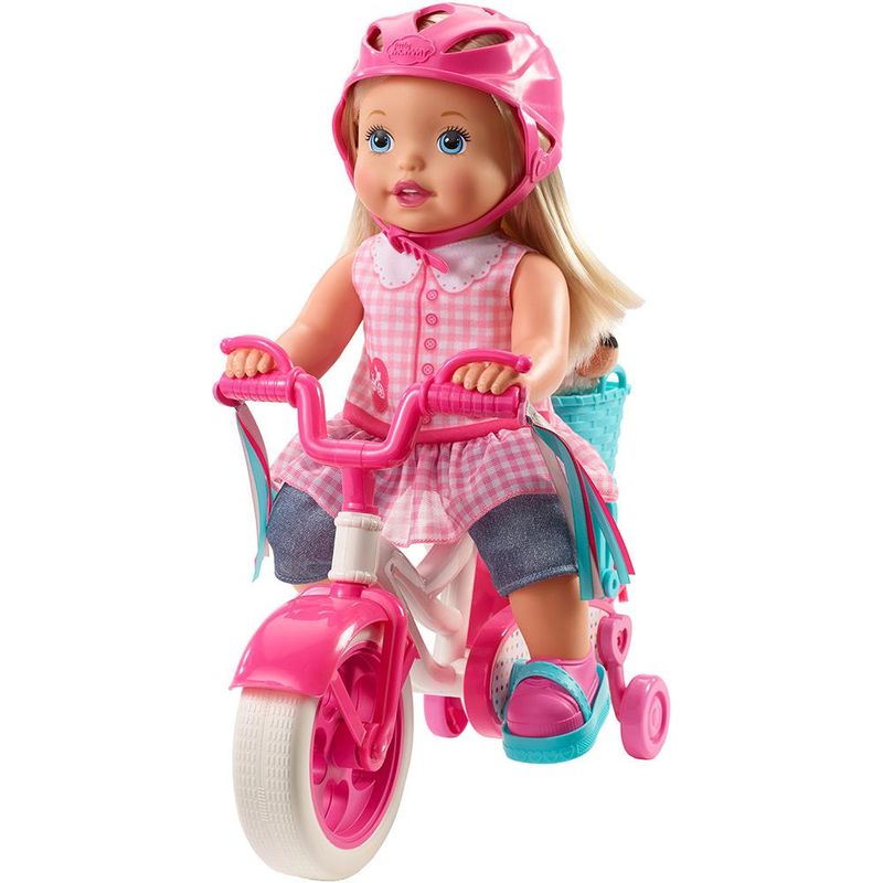 little mommy learn to ride doll