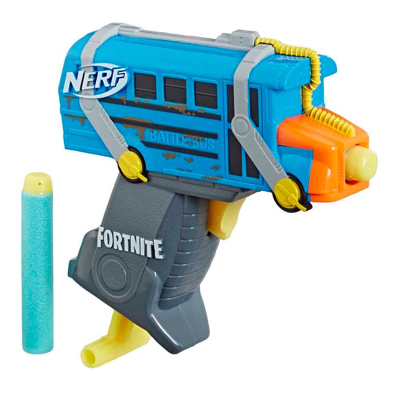 Micro Lanzador Nerf Fortnite Battle Bus Hasbro - miscelandia