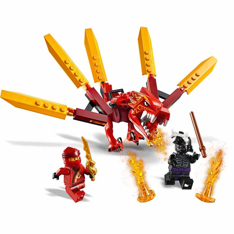dragon rojo ninjago