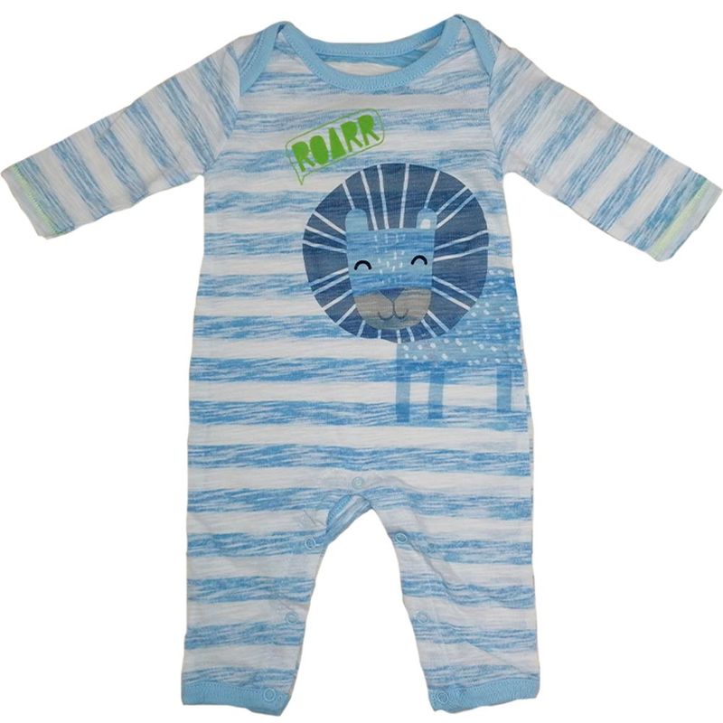 Pijama Azul Rayas Bebé Niño BON-BÉBÉ - Miscelandia