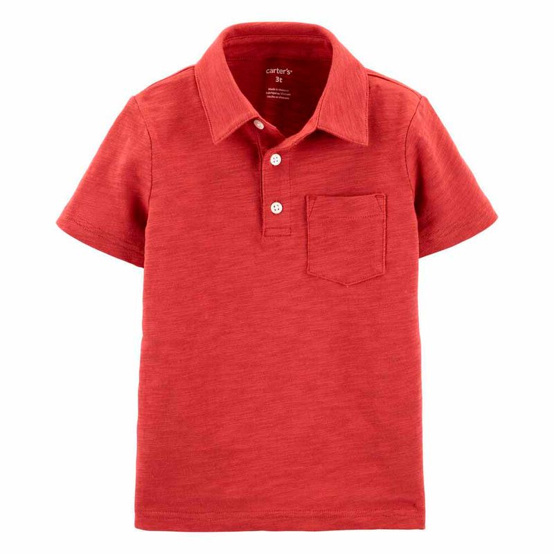 Camiseta Polo Roja Bebe Nino Carters Miscelandia