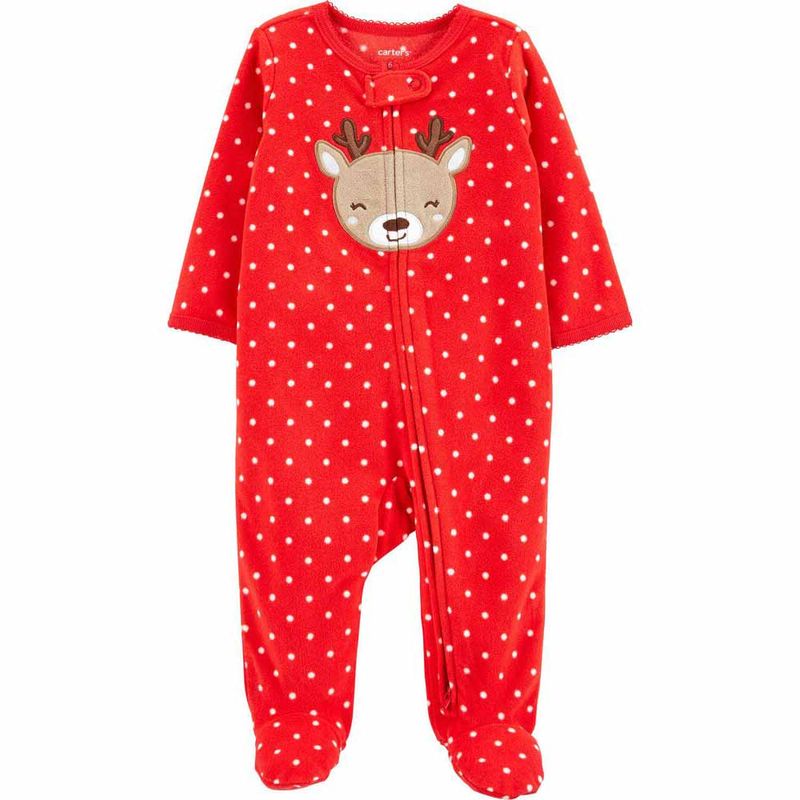 Pijama Roja Bebé Niña Carters 1M149710 - Miscelandia